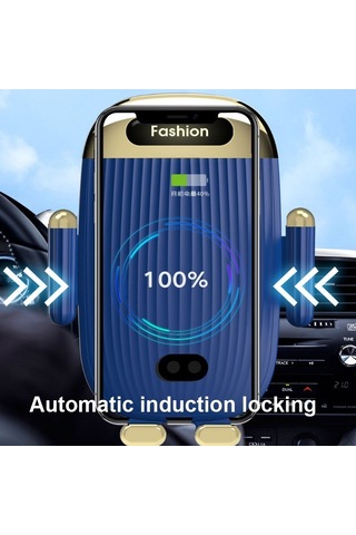 Sones S18 15w Araç Kablosuz Şarj Aleti Telefon Tutucu, Renk: Kırmızı