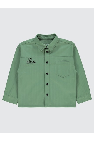 Civil Boys Erkek Çocuk Gömlek 6-9 Yaş Açık Haki Açık Haki