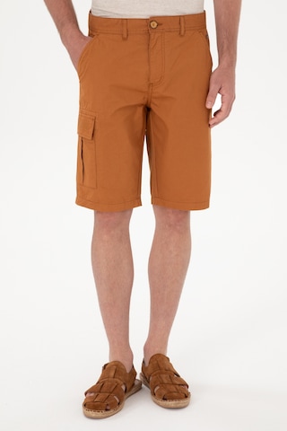 U.s. Polo Assn. Erkek Hardal Şort / Bermuda 50300418-vr072 Hardal