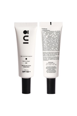 Cilt Tonu Eşitleyici Saf Kolajen Yüksek Korumalı 02 Medium Spf50+ Yüz Güneş Kremi 50 Ml