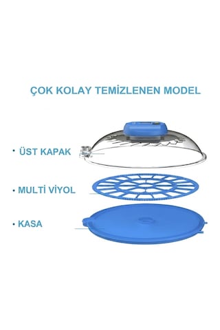 26'li Tam Otomatik Kuluçka Makinesi Dijital Isı Kontrol Nemlendiricili