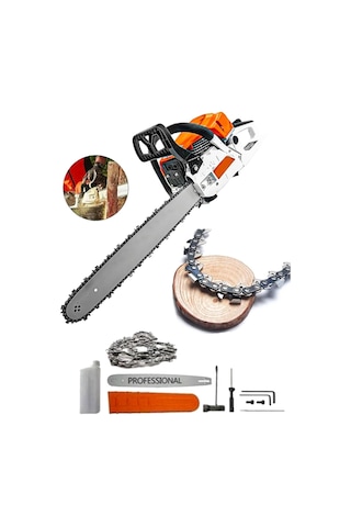 Moonshop Benzinli Testere 52cc Ağaç Odun Dal Kesme Makinesi Motor