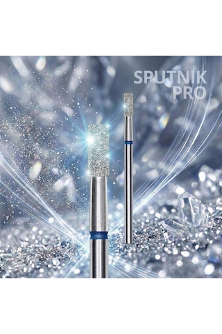 Elmas Silindir Freze Mavi Çap 2,5mm