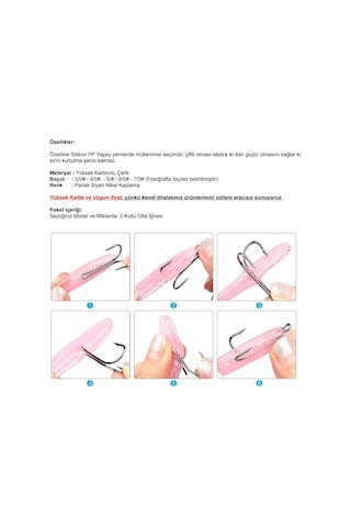 MSO Yüksek Karbonlu Çelik Ikili Balıkçılık Olta İğnesi