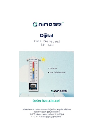 Nimomed NIM-SH-138 Dijital Oda Derecesi