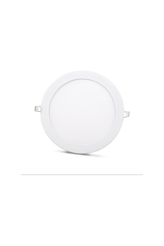 ACK 18 W Led Panel - Beyaz 6500K- Yuvarlak-Beyaz- S/A- AP01-01830