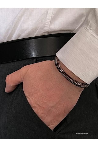 Örme Bakır Bileklik 19 Bakır