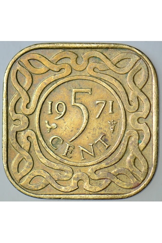 Surinam 5 Cent 1971. 36057931