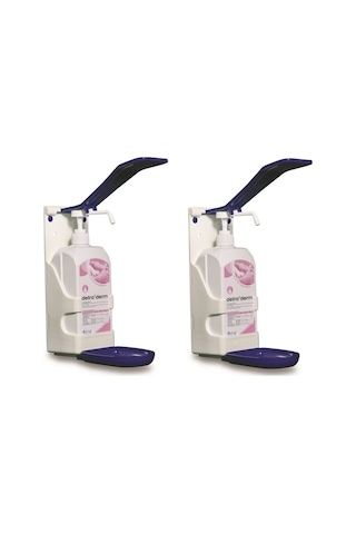 Detroderm El Dezenfektanı ve Duvar Dispenser Seti 2 x 1 L