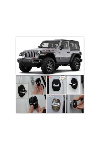 Consept Jeep Wrangler Rubicon Kilit Koruyucu Kapak Seti Rubicon Jeep