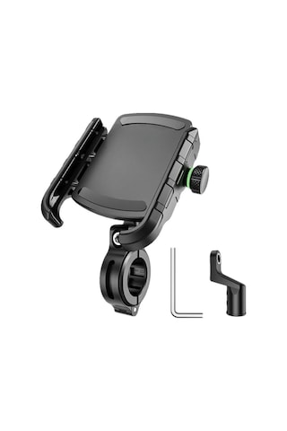 2 İn 1 Ayna Ve Gidon Bağlantılı Motorsiklet Telefon Tutucu Bisiklet Atv Telefon Tutacağı