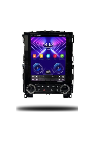 Caros Renault Megane 4 Uyumlu Dijital Çerçeveli Tesla Ekran Android Multimedya 4-32 Gb 9.7''