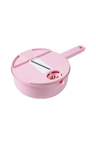 Pembe Çok Amaçlı Sebze Doğrayıcı Sepetli Mutfak Sebze Diğer
