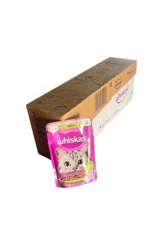 Whiskas Kuzu Etli Kedi Maması 85 Gr 28 Adet