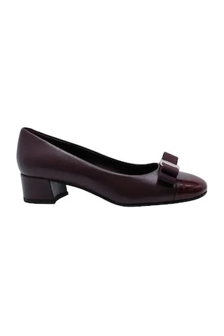 Poletto Hakiki Deri Bordo Ayakkabı Günlük 916 126 V3-1072 Bordo