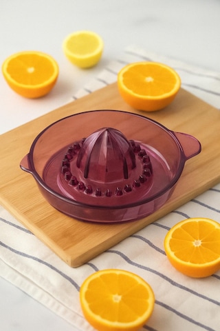 Akrilik Mürdüm Narenciye Limon & Portakal Sıkacağı Pratik Portakal Sıkacağı Çok Renkli