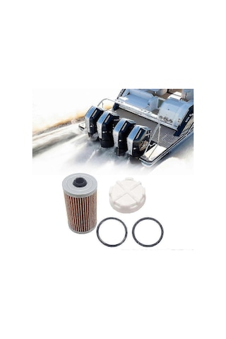 Mercury Marine Quicksilver Motorları Gen 35-8m0093688, 35-866171a01, 35-892665, 18-7977 İle Uyumlu Yakıt Filtresi Kiti - Kaiyi Diğer