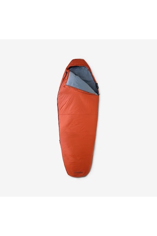Sımond Outdoor Trekking Uyku Tulumu - Kahverengi - Mt500 10 C Konfor Turuncu