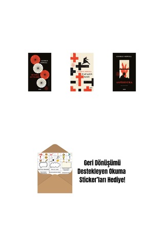 Burma Günleri + Papazın Kızı Ciltli + Aspidistra + Okuma Sticker'ları