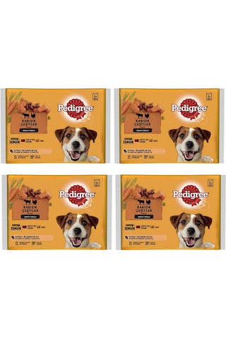 Pedigree Multipack Karışık Etli Pouch Yetişkin Köpek Maması 4 x 100 G