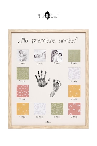 Petit Artichaut 1 Yaş Anı Tablosu 42x2 - 5x52 CM Bej