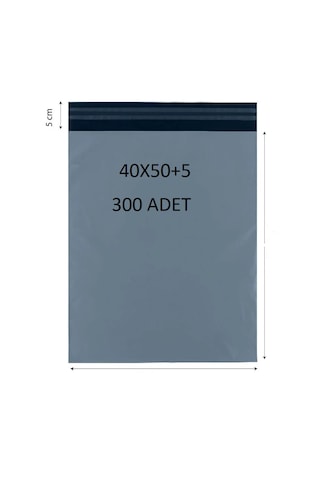 40x50+5 300 Adet Cepsiz Kargo Poşeti Cac Plastik