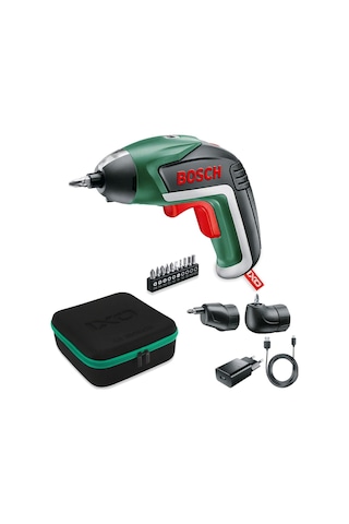 Bosch 06039A8002 IXO V Şarjlı Tornavida + Köşe + Eksantrik Adaptör