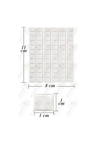 Hamur Yapıştırıcı Tack-it 50gr 2 Paket Silka 65 Parça Macun Sakız Yapıştırıcı Takıt Çerçeve Afiş Duvar İz Bırakmaz