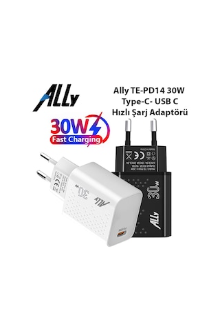 Ally Te-pd14 30w Type-c- Usb C Hızlı Şarj Adaptörü