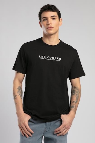 Lee Cooper Antonıa Erkek O Yaka T-shirt 252 Lcm 242028-32066 Siyah