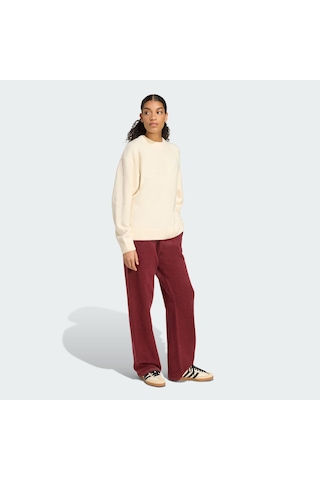 Adidas Kf2339 Knıtted Sweater Kadın Sweatshirt Bej