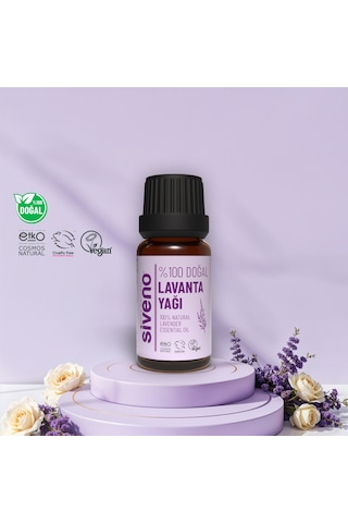 Siveno %100 Doğal Lavanta Uçucu Yağı 10 ML