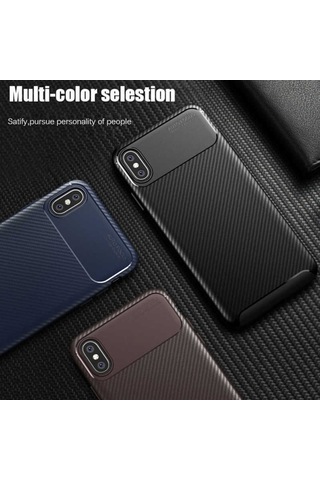 Apple Uyumlu iPhone XS 5.8 Kılıf Zore Negro Silikon Kapak-Siyah