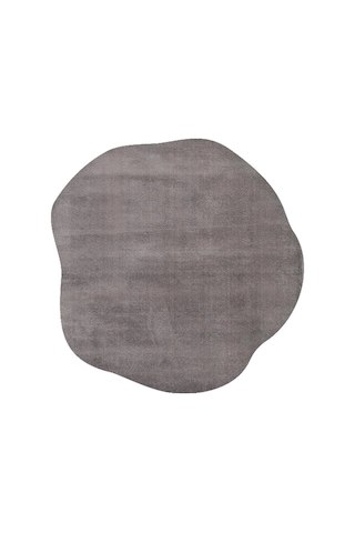 Hoom Rugs Bali Amorf 04 Antrasit Hav Toz Vermez Dekoratif Makine Halısı