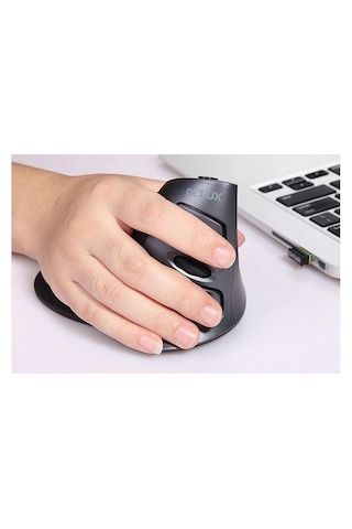 Luve Store Delux M618gx Ergonomik Dikey Kablosuz Mouse