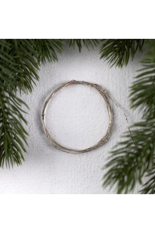 Luazon Lighting Pil İle Çalışan Çiy Işığı Zincir, 1 M 451572479 Kırmızı