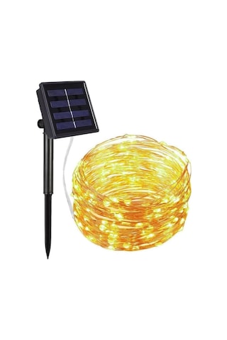 Güneş Enerjili 22 Metre Peri Led Işık 200 Led 8 Mod Dış Mekan Ağaç Balkon Solar Bahçe Aydınlatma Diğer