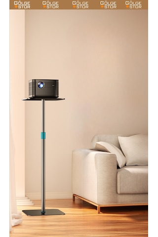Gölge Stor Projeksiyon Cihazı Standı Ayaklı Projeksiyon Tablalı Model Ayarlanabilir Yükseklik Tripod