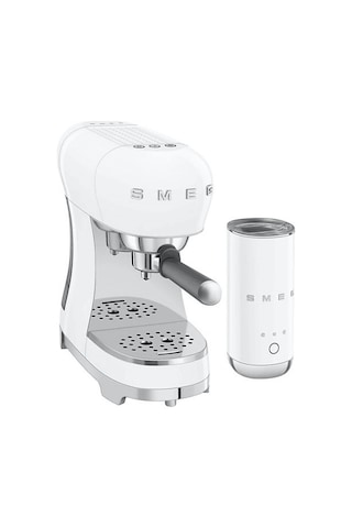 Smeg ECF12WHEU Süt Köpürtücülü Manuel Espresso Makinesi