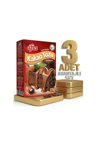 Afia Kakao Tozu 3x100 Gr