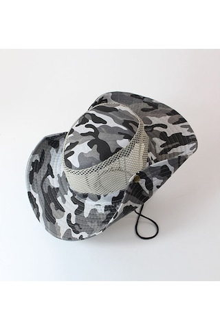 Kardelen Butik Denizli Sniper Camouflage Şapka 56-58 Cm Gri Gri