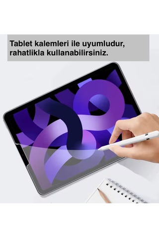 Samsung Galaxy Tab S10 Fe+ Uyumlu Temperli Ekran Koruyucu