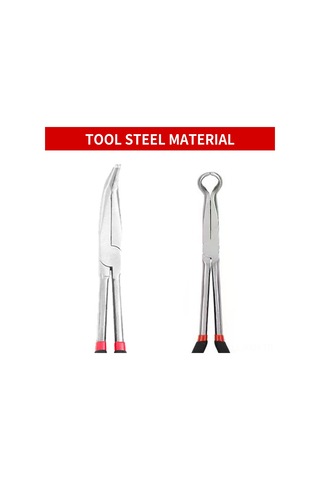 Kosona 28 Cm Uzunlukta Siyah 90 Derece Eğik Ağızlı, Plastik Saplı Alet Çeliği Pense