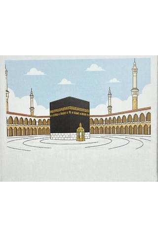 Ramazan Desenli Tuval Etkinlik Boyama Ramazan Süsleri, Ramazan Süsü, Ramazan Süslemeleri 20-20 Cm Ramazan Dekorasyon Genel