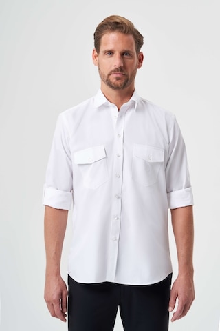 Bisse Erkek Regular Fit Spor Gömlek Beyaz Gm23k232060 D01 Beyaz