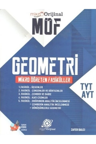 2025 Orijinal Mikro Tyt Ayt Geometri Möf Mikro Öğreten Fasiküller Set 2025 Orijinal Mikro Tyt Ayt Geometri Möf Mikro Öğreten Fasiküller Set