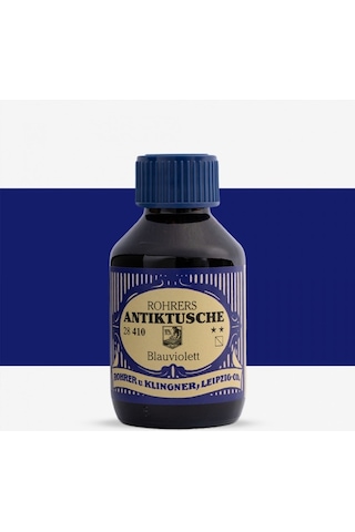 Rohrer &klingner Antik Mürekkep 28-modern Sanatçılar İçin Profesyonel Mürekkep 100ml 410-blauviolett Çok Renkli