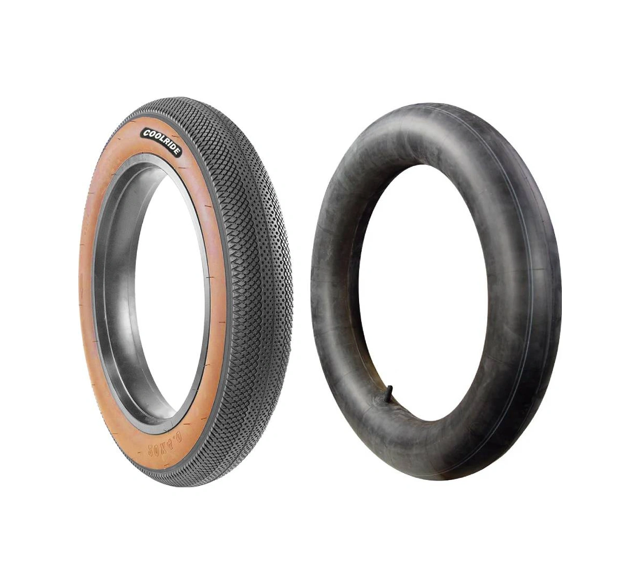 Coolride 20x4.00 3mm Zırhlı Fat Bike Amber Yanak Bisiklet Dış Lastik