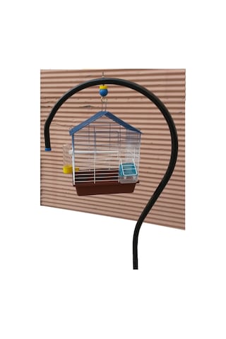 Kuş Kafes Askısı Stand Siyah
