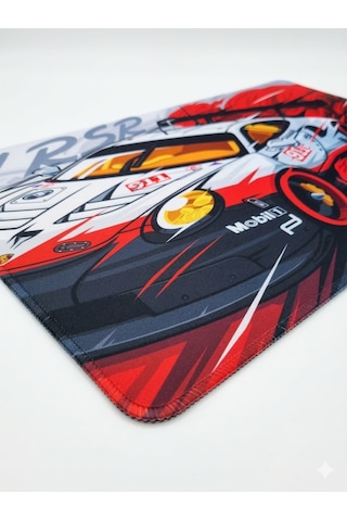 Porsche 911 Rsr Arabalı Mousepad - Arabalı Mouse Altlığı Büyük Boy 70x30 Cm